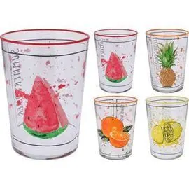 Set de 4 Vasos Fruits