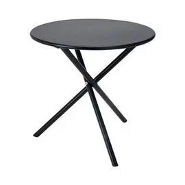 Mesa Black Steel D48X48Cm