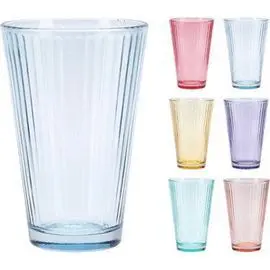 Set de 6 Vasos 300Ml Colores Surtidos