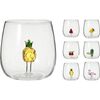 VASO CRISTAL FRUTA INTERIOR DECORATIVA SURTIDOS