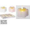 EXPOSITOR 16 VELAS LED FLOWER 7X4CM SURTIDAS