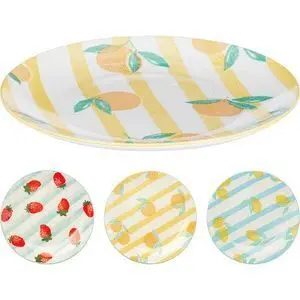 Plato Porcelana 27Cm Lemon Surtidos
