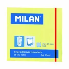 Notas Adhesivas 76X76 Milan Amarillo