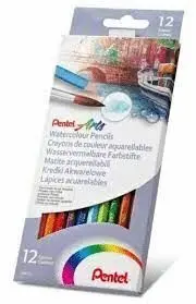 Lapiz Pentel Acuarelable 12 Colores Surtidos