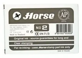 Tampon Nº 2 Horse Negro