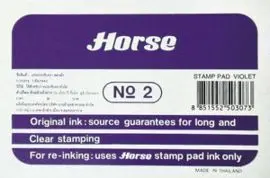 Tampon Nº 2 Horse Violeta