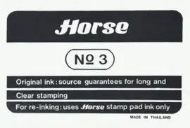 Tampon Nº 3 Horse Negro