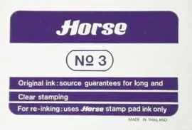 Tampon Nº3 Horse Violeta