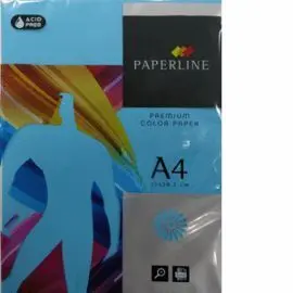 Papel A4 500H 80Gr Paperline Turquesa