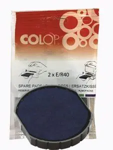 Blister 2 Recambios Almohadilla Modelo E/R40 Azul