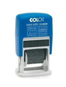 Mini Sello Formulario 4Mm Modelo S 120/W Español a