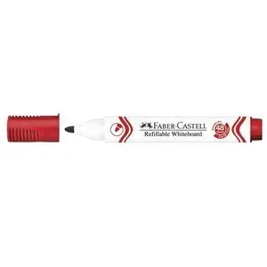 Rotulador Faber Castell Pizarra Blanca Rojo