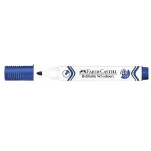 Rotulador Faber Castell Pizarra Blanca Azul