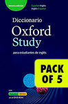 PACK 5 DICTIONARY OXFORD STUDY INTERACT CD-ROM