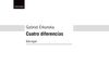 CUATRO DIFERENCIAS (VERSION FOR ORGAN SOLO)