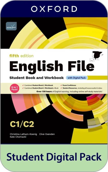 English File 5Th Edition C1-C2. Student's Book And Workbook And Digital Without