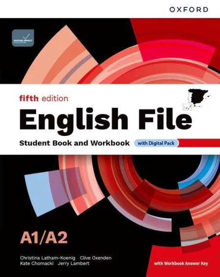 English File A1/A2 Sb + Wb With /Key Pk 5 Edition