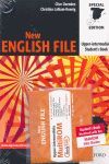 NEW ENGLISH FILE UPPER-INT SB+WB W/K PK