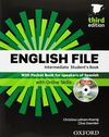 ENGLISH FILE INTERMEDIATE SB+ITUTOR+PB PACK 3ED