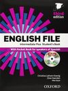 ENGLISH FILE INTERMEDIATE PLUS - SB+ITUTO+PB PK (3º ED.)