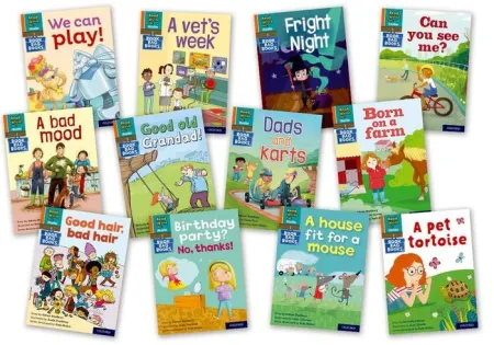 Rwi Orange Set 4 Storybooks Mix Pk 12