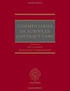 COMMENTARIES ON EUROPEAN CONTRACT LAWS
