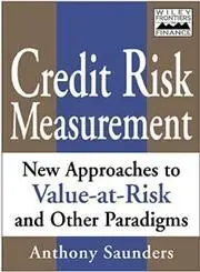 Credit Risk Measurement: New Approaches To Value-At-Risk And Other Paradigms.