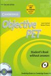 OBJETIVE PET. STUDENT´S BOOK FOR SCHOOLS.