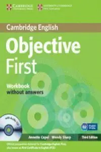 Objective First Workbook Without Answers + Audio Cd