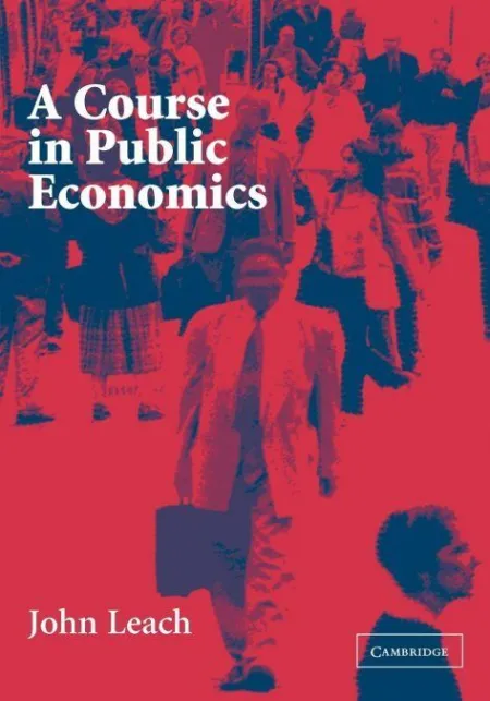 A Course In Public Economics