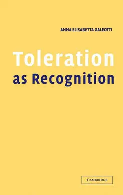 Toleration As Recognition