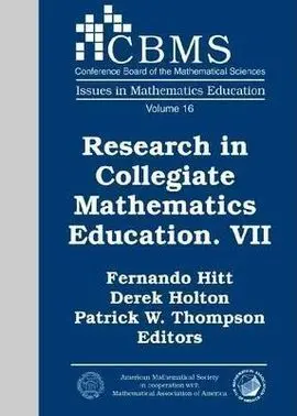 Research In Collegiate Mathematics Education. Vii