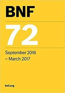 British National Formulary - 72 ( Sept. 2016-Mar-2017)