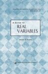 A GUIDE TO REAL VARIABLES HARDBACK (