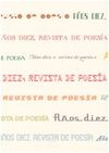 REVISTA DE POESIA AÑOS DIEZ
