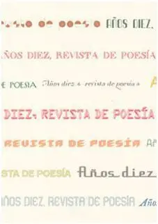 Revista de Poesia Años Diez