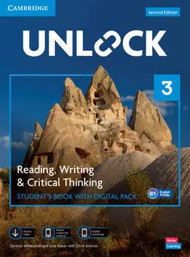 Unlock Level 3 Reading, Writing And Critical Thinking Student`s Book With Digita