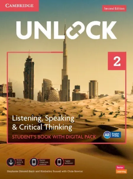 Unlock Level 2 Listening, Speaking And Critical Thinking Student's Book With Digital Pack