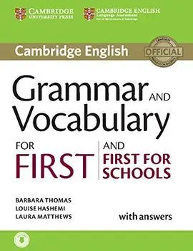 Grammar And Vocabulary For First And First For Schools Book With Answers And Aud
