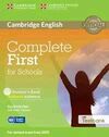 COMPLETE FIRST SCHOOLS SB/CD ROM/TESTBANK