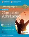 COMPLETE ADVANCED CAE (2ª ED.) STUDENT´S BOOK WITHOUT ANSWERS /CD ROM/TESTBANK