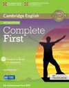 COMPLETE FIRST STUDENT'S BOOK WITH ANSWERS WITH CD-ROM WITH TESTBANK (2ND EDITION)