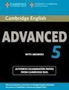 Cambridge English Advanced 5 Student Book Pack