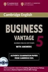 Cambridge English Business 5 Vantage Self-Study Pack (Student's Book With Answers)