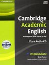 CAMBRIDGE ACADEMIC ENGLISH B1+ INTERMEDIATE CLASS AUDIO CD AND DVD PACK