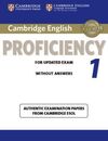 CAMBRIDGE ENGLISH PROFICIENCY 1 WITHOUT KEY