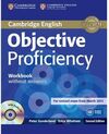 OBJECTIVE PROFICIENCY WORKBOOK WITHOUT ANSWERS WITH AUDIO CD 2ND EDITION