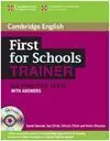 First For School Trainer Book With Answers + Audio Cd 3