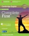 COMPLETE FIRST STUDENT'S PACK (STUDENT'S BOOK WITHOUT ANSWERS WITH CD-ROM, Y WORKBOOK