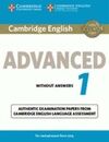 CAMBRIDGE ENGLISH: ADVANCED (CAE) 1 (2015 EXAM) STUDENT'S BOOK WITH ANSWERS